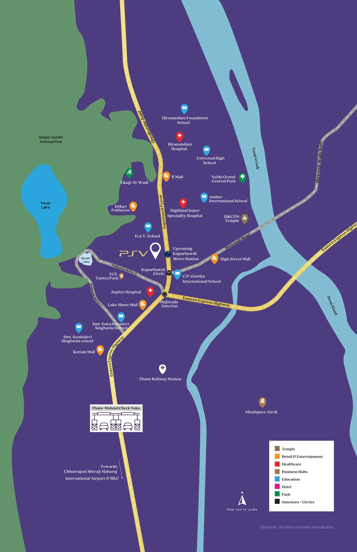 Neelkanth Palms connectivity map